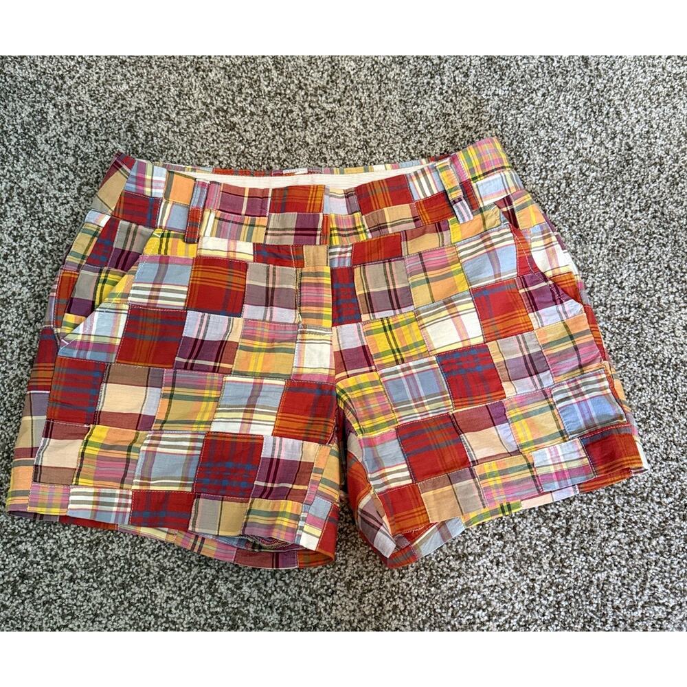Y2K Vintage J. Crew City Fit plaid shorts Size 4